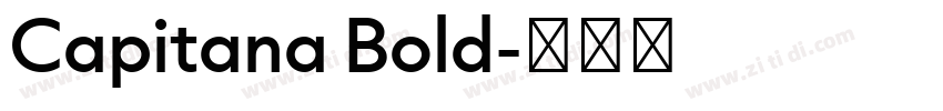 Capitana Bold字体转换